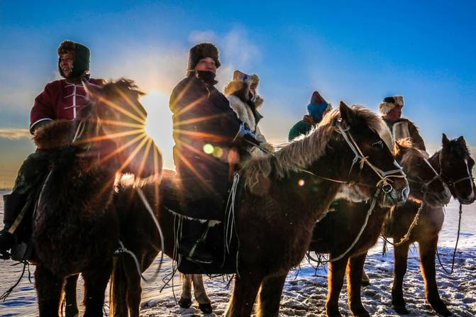 Hulunbuir winter, a beautiful ice and snow Adventure