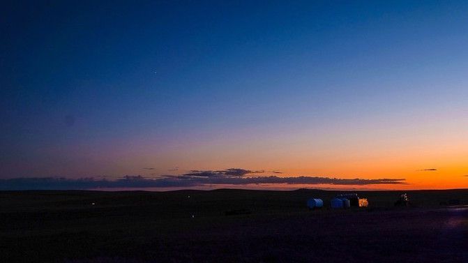 Running in Hulunbuir prairie for 8 days